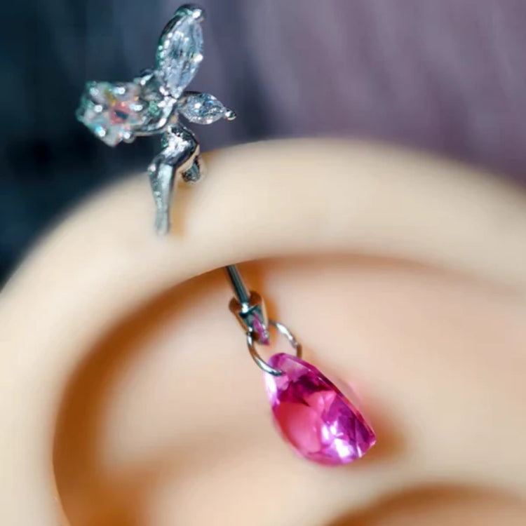 14K Gold-Plated Elf Heart Earrings