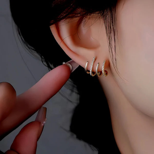 14K Gold Plated Elegant Studs