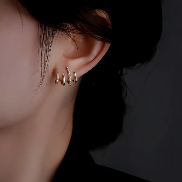 14K Gold Plated Elegant Studs