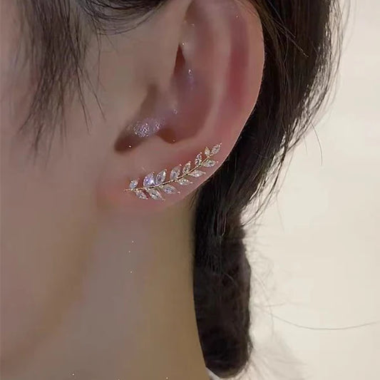 14K gold plated wheat track