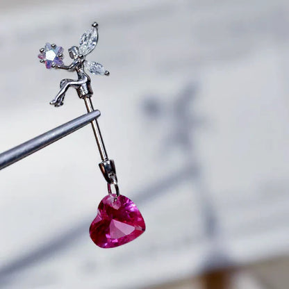 14K Gold-Plated Elf Heart Earrings