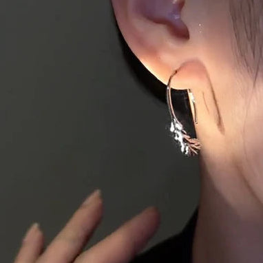 14k Gold-Plated Threader Hoop Earrings