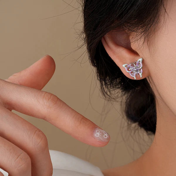 14K Gold-Plated Oil Drop Stud Earrings