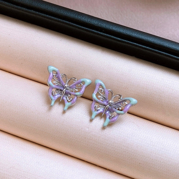 14K Gold-Plated Oil Drop Stud Earrings