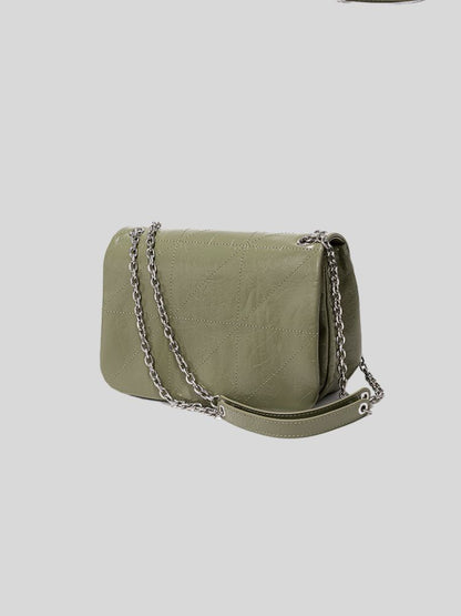 Diamond chain bag versatile shoulder bag