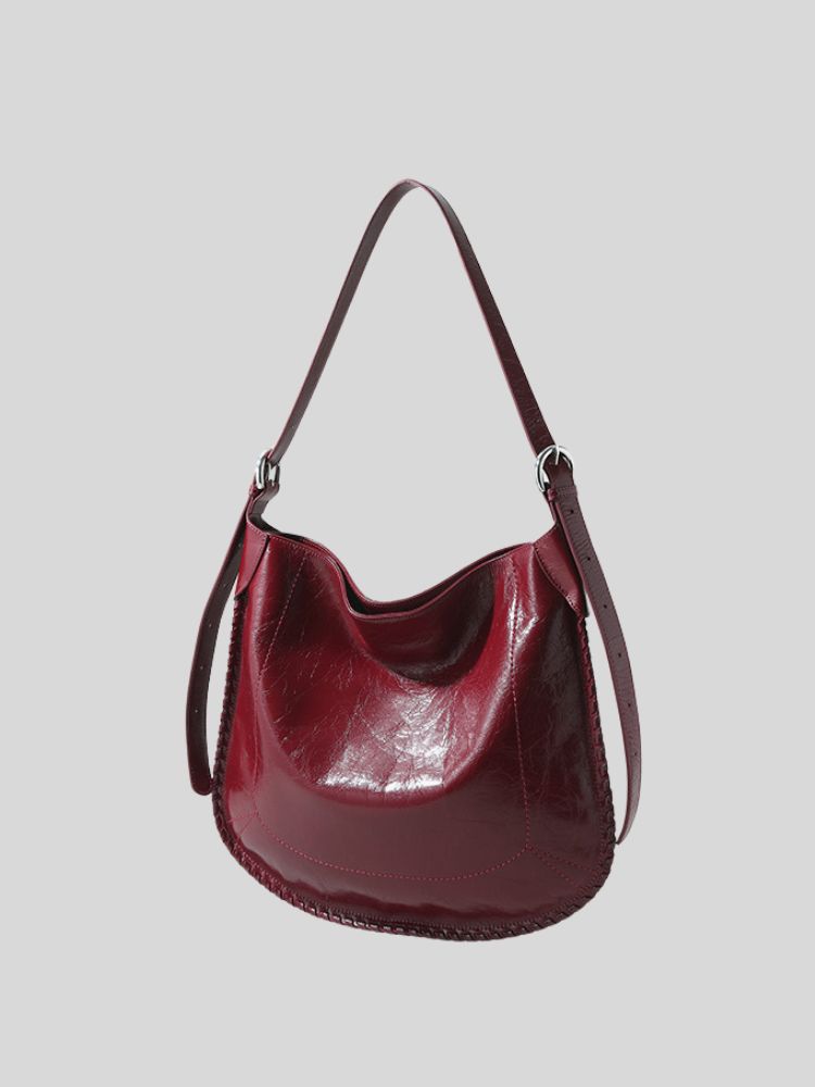 Large-capacity handbag, commuter trendy shoulder bag